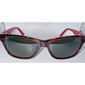 Tempo‎ WB6103 Tortoise Red Eyeglass/Sunglass Frames 51-15-135 Square Full Rim